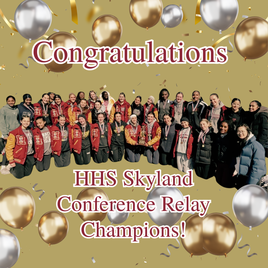 Congratulations to the HHS Girls Track team on becoming the Skyland Conference Relay Champs! Amazing job! Go Raiders!
