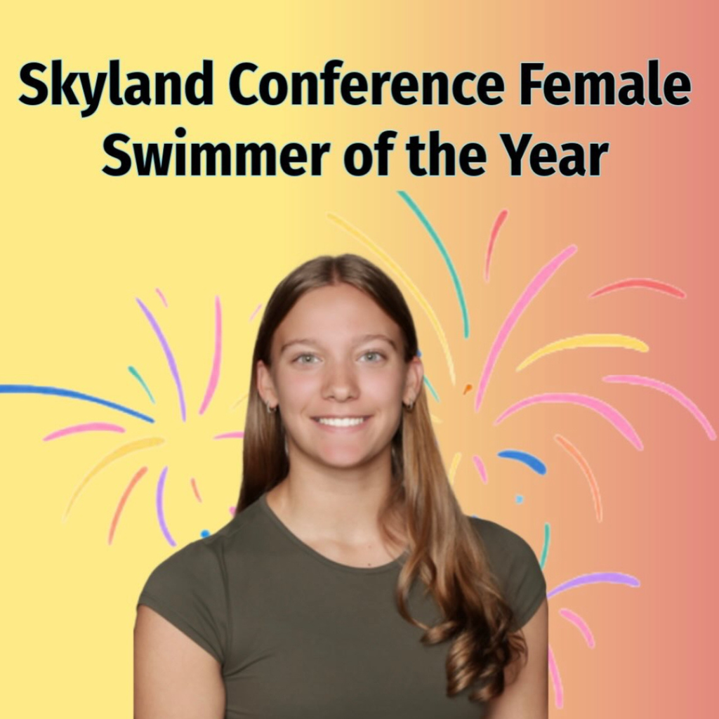 Congratulations to HHS student Emily Sudol for being named the Skyland Conference Swimmer of the Year! Amazing job!