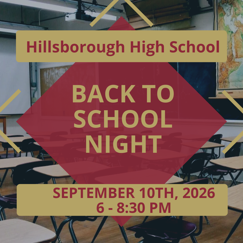 HHS Parents and Guardians - We look forward to seeing you at Back to School Night on Thursday, September 10th from 6- 8:30pm!