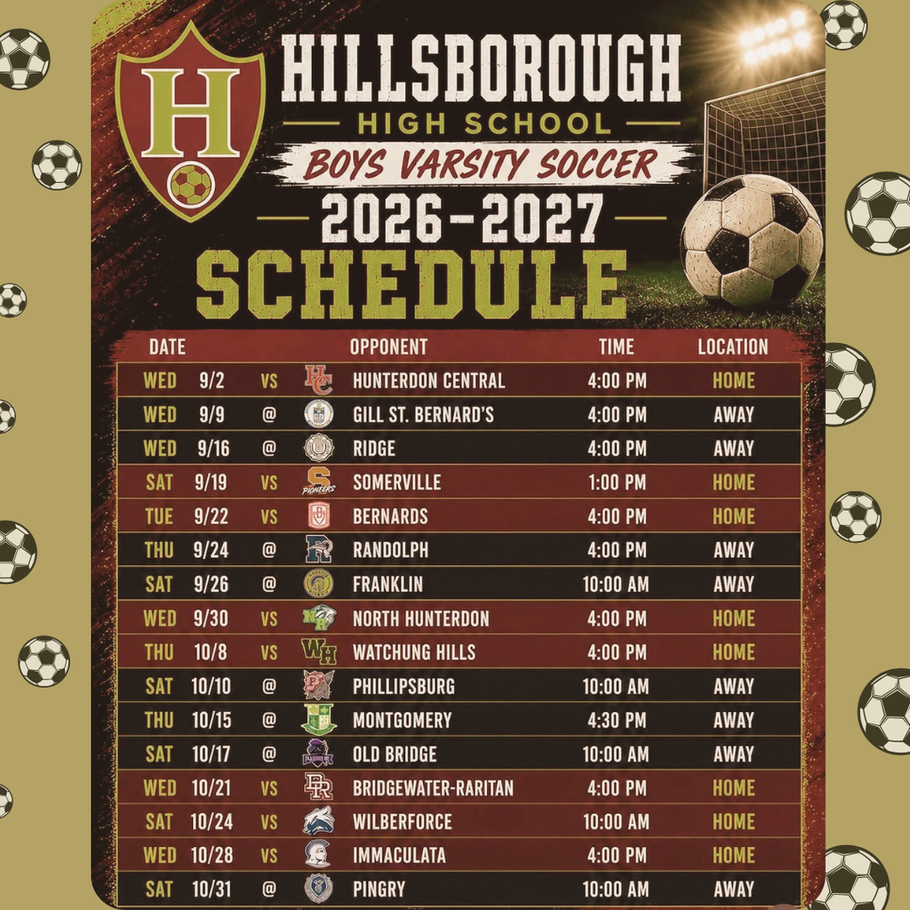 Attention Raiders! The Boys Varsity Soccer Schedule is HERE! Come out and support the team this season! Go Raiders!