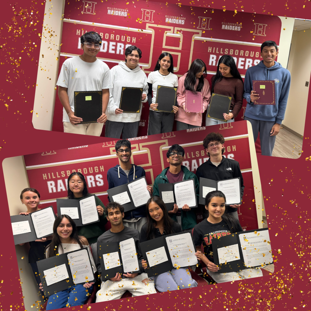 HHS would like to recognize these Commended Students in the 2027 National Merit Program. They are among the distinguished Commended Students throughout the nation that are recognized for their exceptional academic promise. This is an amazing achievement, congratulations! Go Raiders!