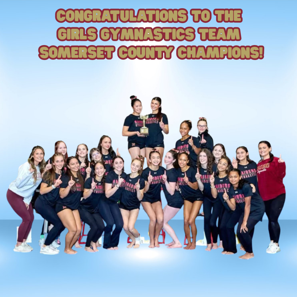 Somerset County Champions! Congratulations to our UNDEFEATED Girls Gymnastics team on taking home the Somerset County Championships. Amazing job! Go Raiders!