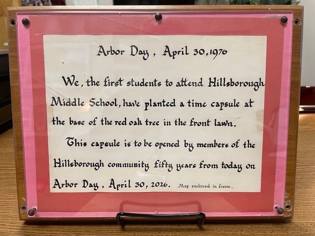 Time Capsule Plaque