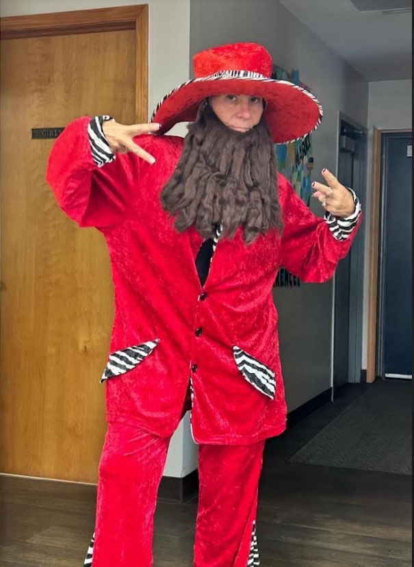 Bus Driver in Halloween Costume