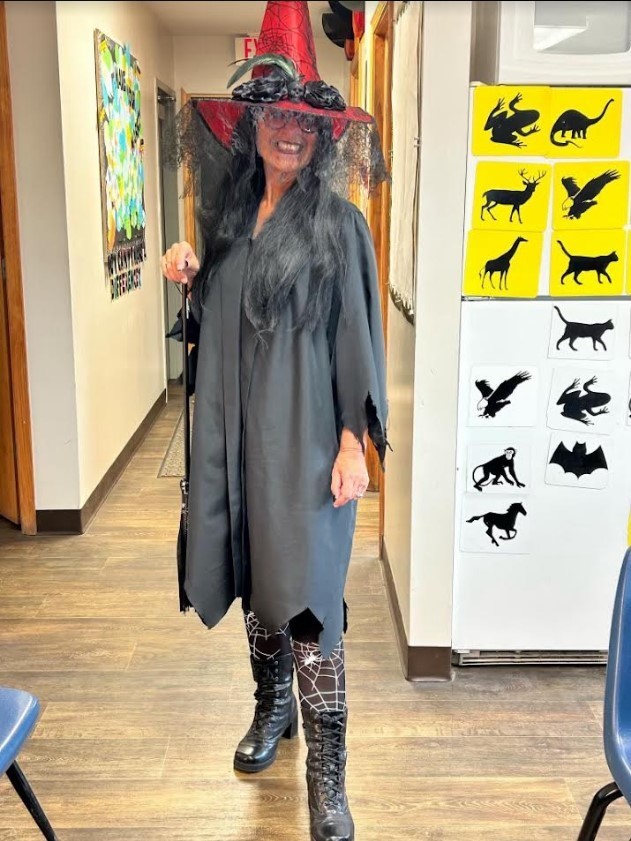 Bus Driver in Halloween Costume