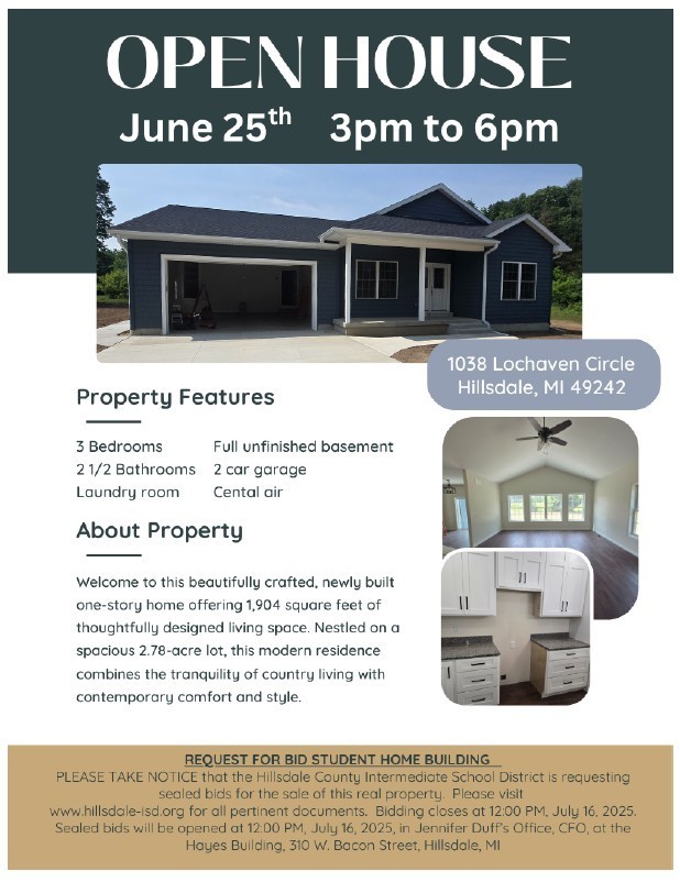 Open House Flyer