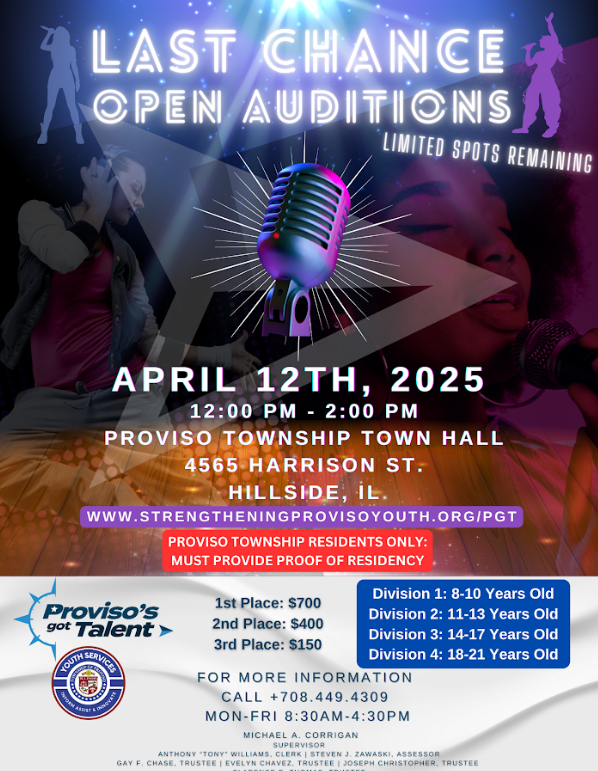 Proviso Township Last Chance Open Auditions