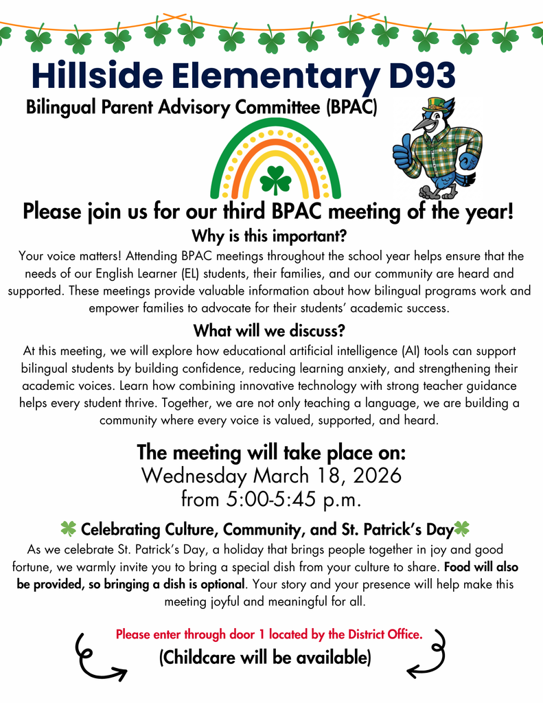 Join us on Wednesday , March 18h for our BPAC Meeting