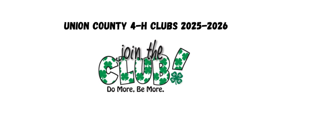 2025–2026 Union County 4-H Club List