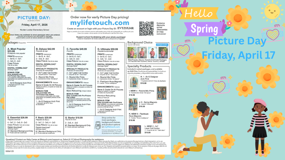 picture day  April 17th 