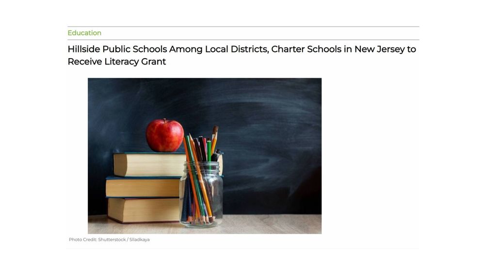 Hillside Public Schools gets literacy grant