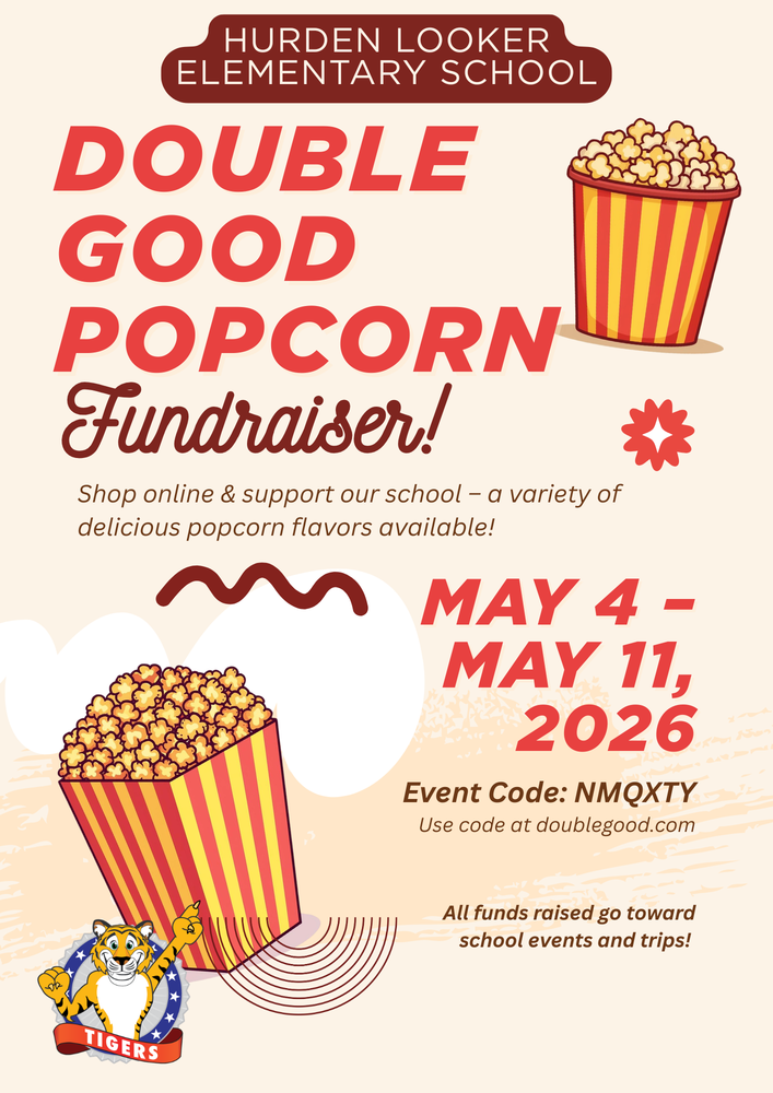popcorn fundraiser flyer 