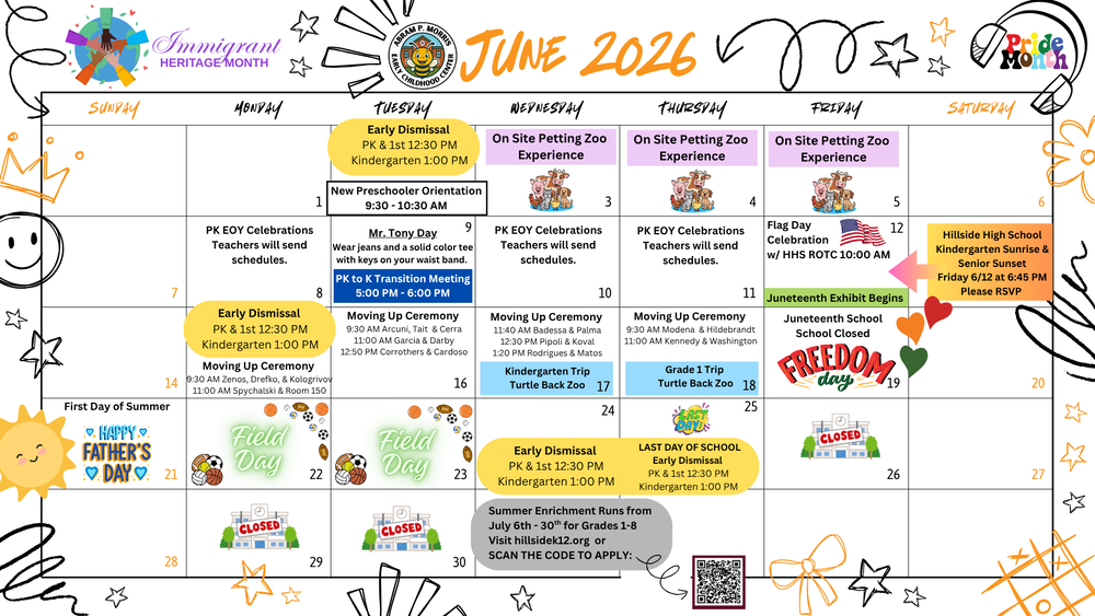 June  Calendar