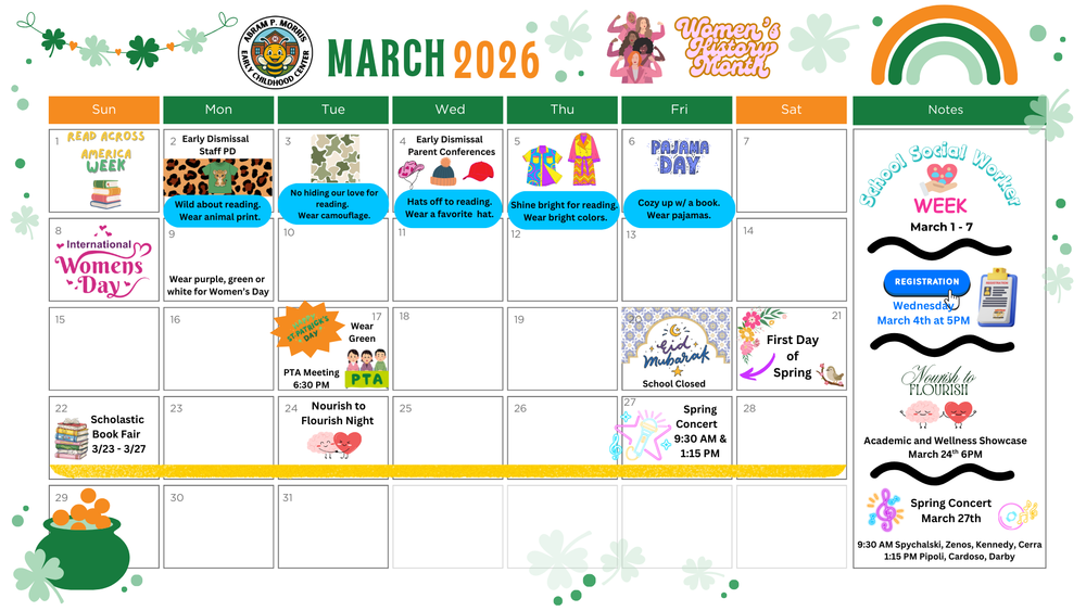 March Calendar