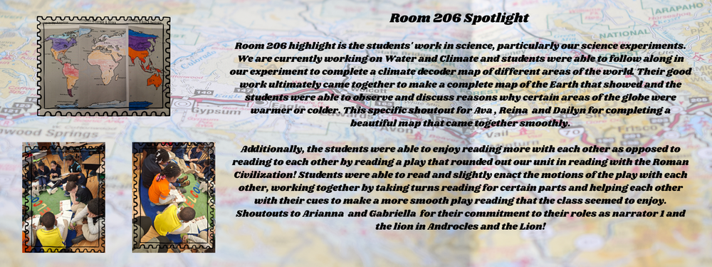 Spotlight in Room 206