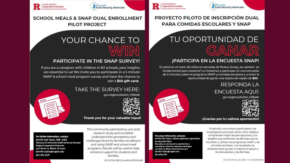 Snap Rutgers Survey