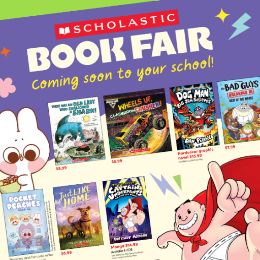 Scholastic Book Fair is Coming to DGTA
