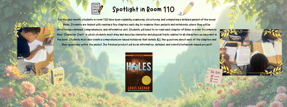 Spotlight in Room 110