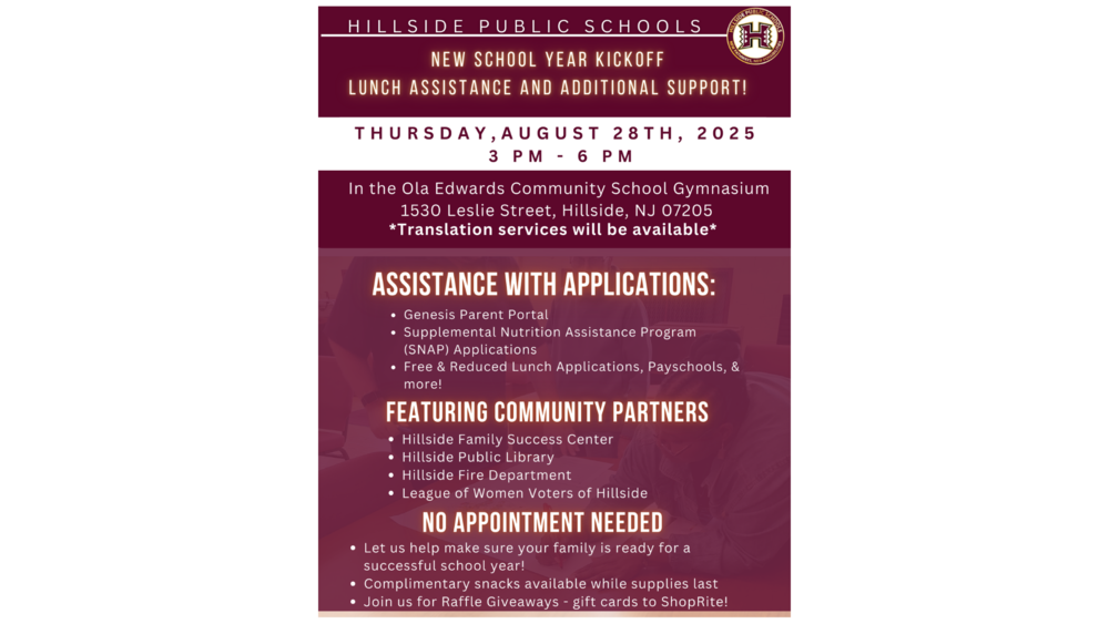 New School Year Kickoff Flyer