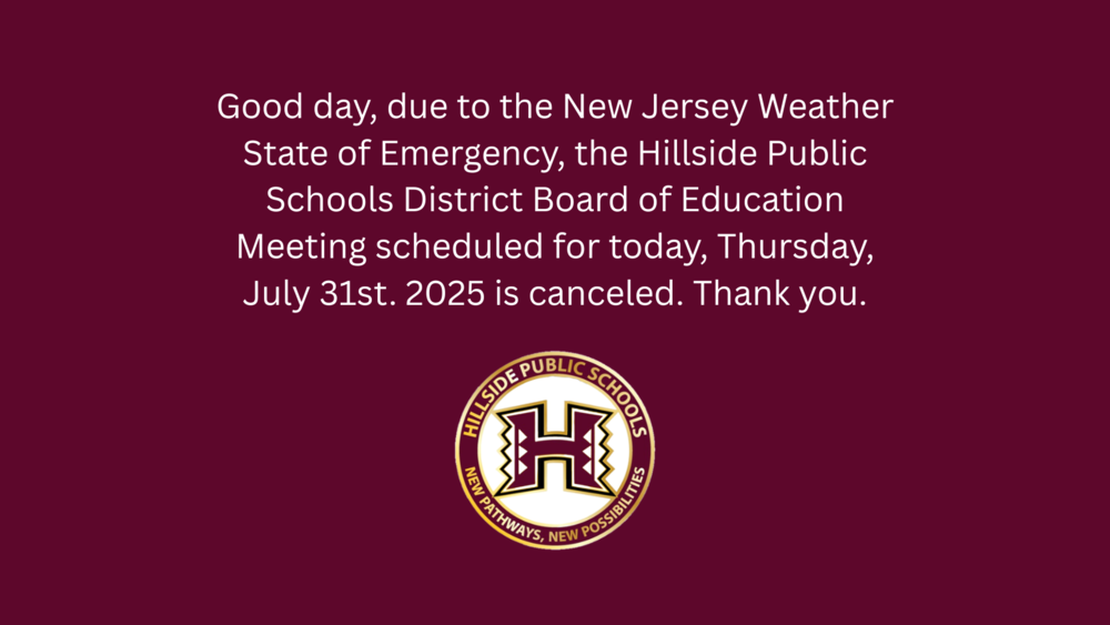 Board of Education Meeting Canceled 7 31 2025