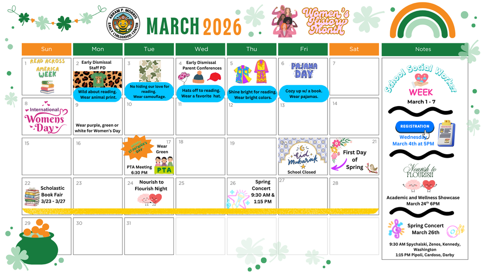 March Calendar