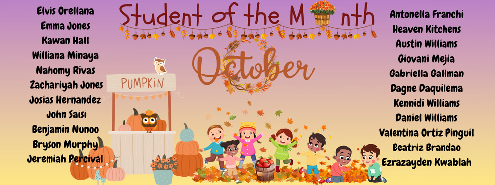 STUDENTS OF THE MONTH