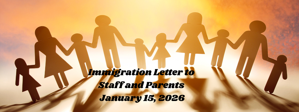 Important Communication - From the Acting Superintendent's Office 