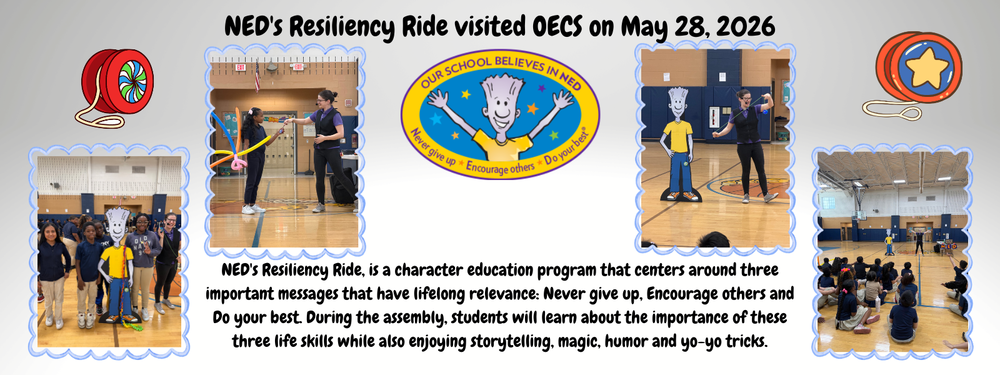 NED's Resiliency Ride visited OECS on May 28, 2026