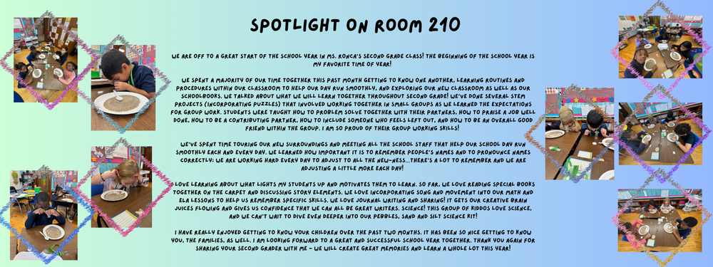 Spotlight on  Room 210