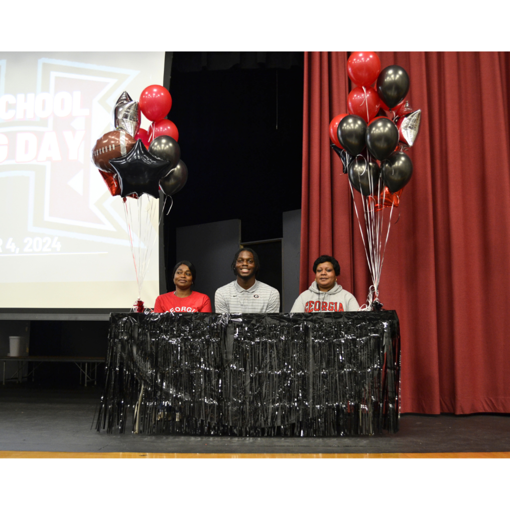 Signing day at Hillside High School 2024