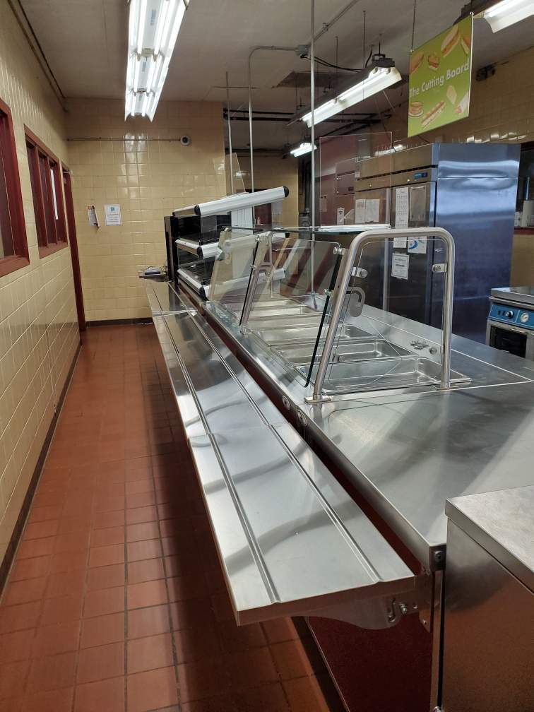 New Cafeteria Line at Hillside High School