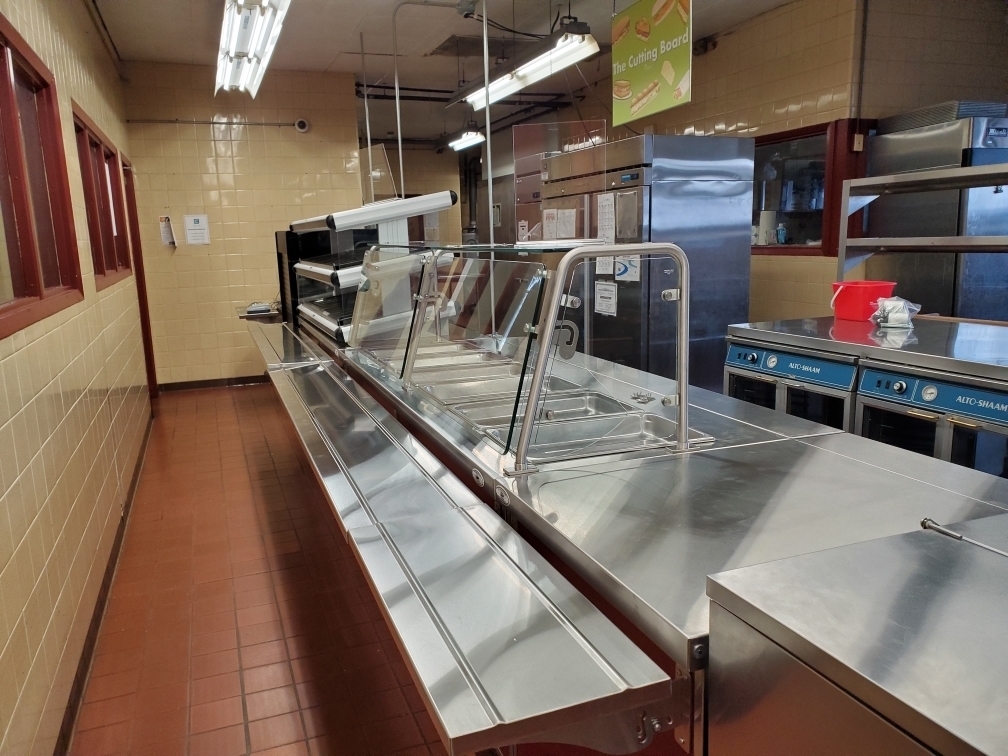 New Cafeteria Line at Hillside High School