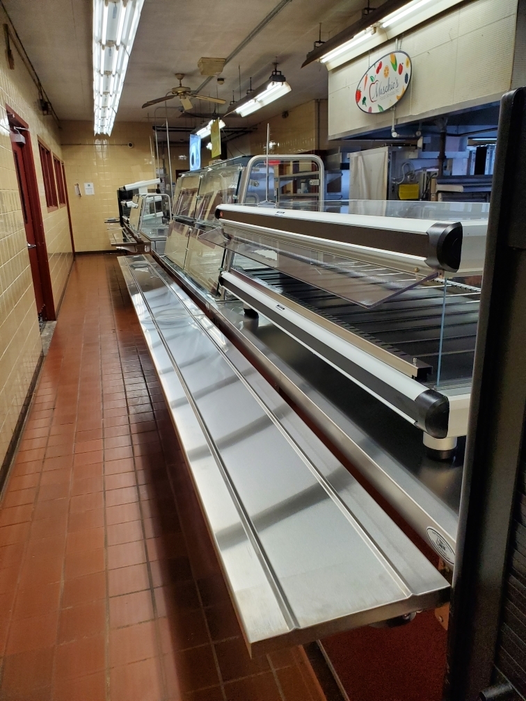New Cafeteria Line at Hillside High School
