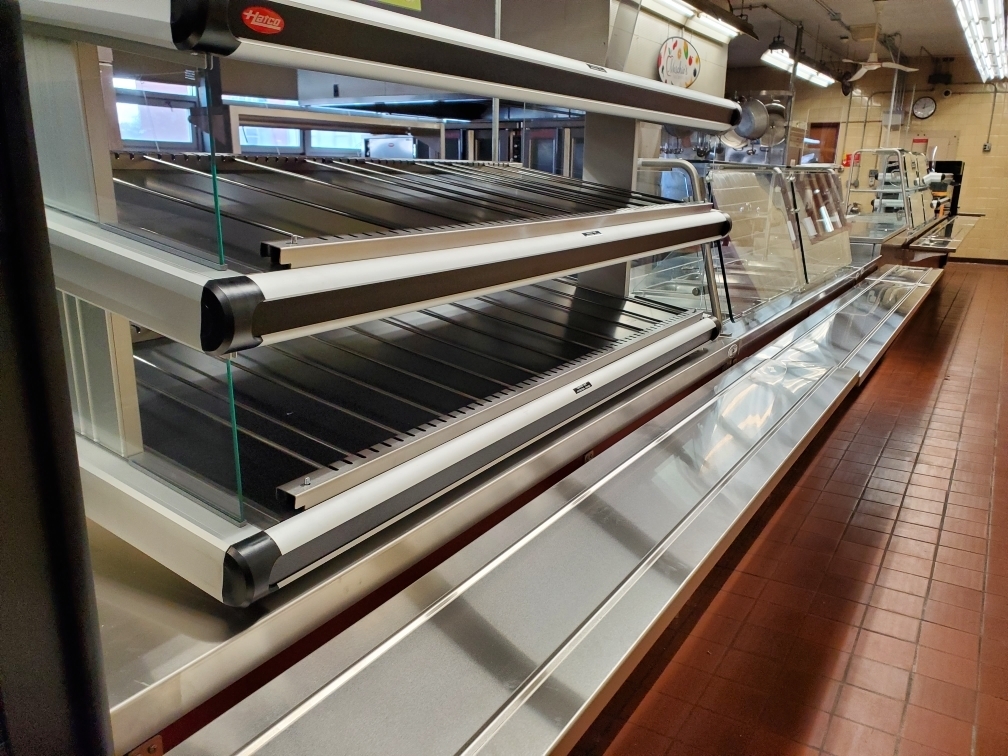 New Cafeteria Line at Hillside High School