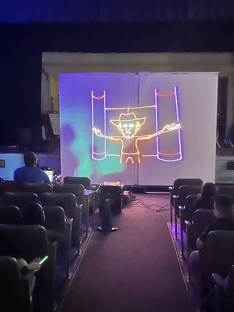 Magic Laser show at A.P. Morris
