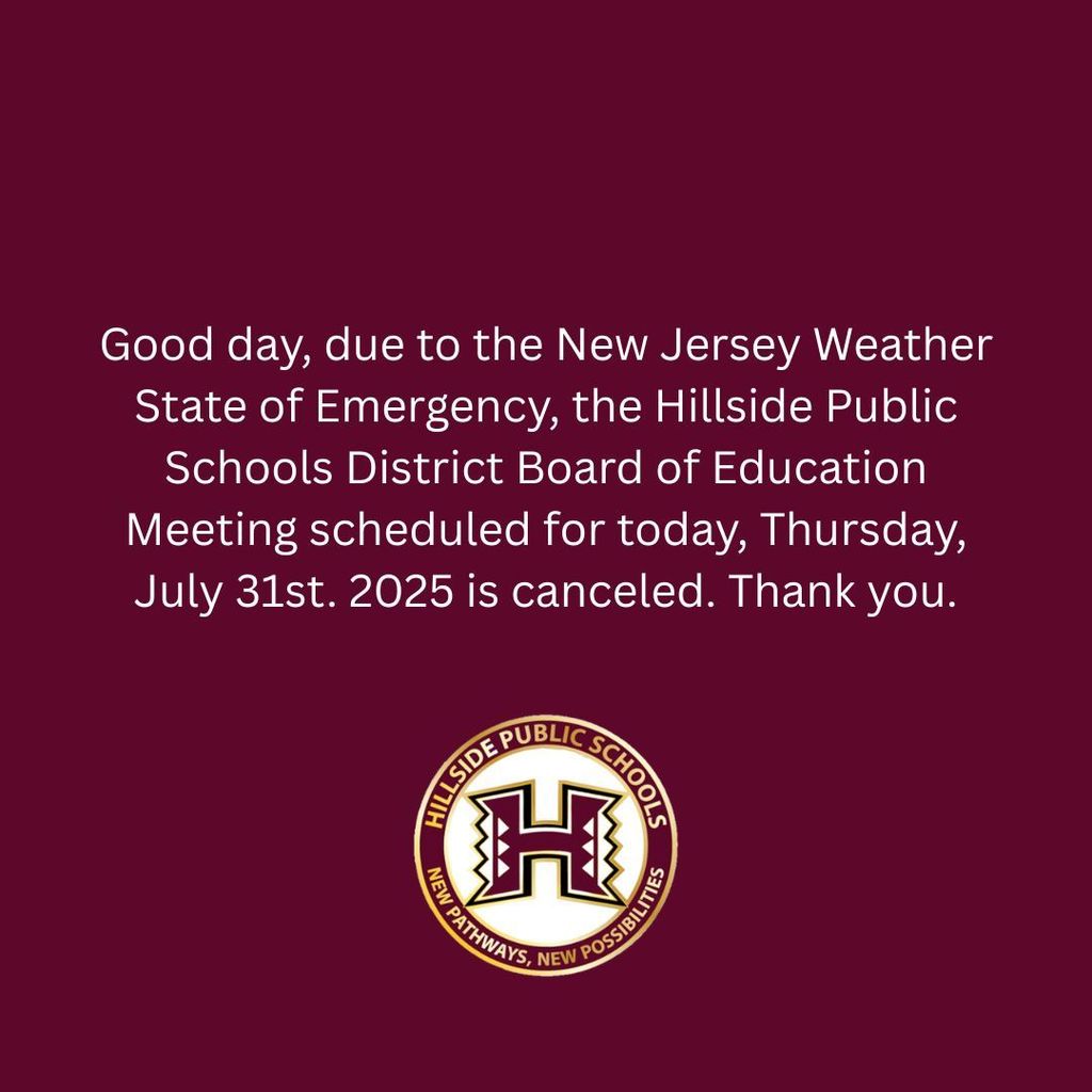 Board of Education Meeting Canceled 7 31 2025