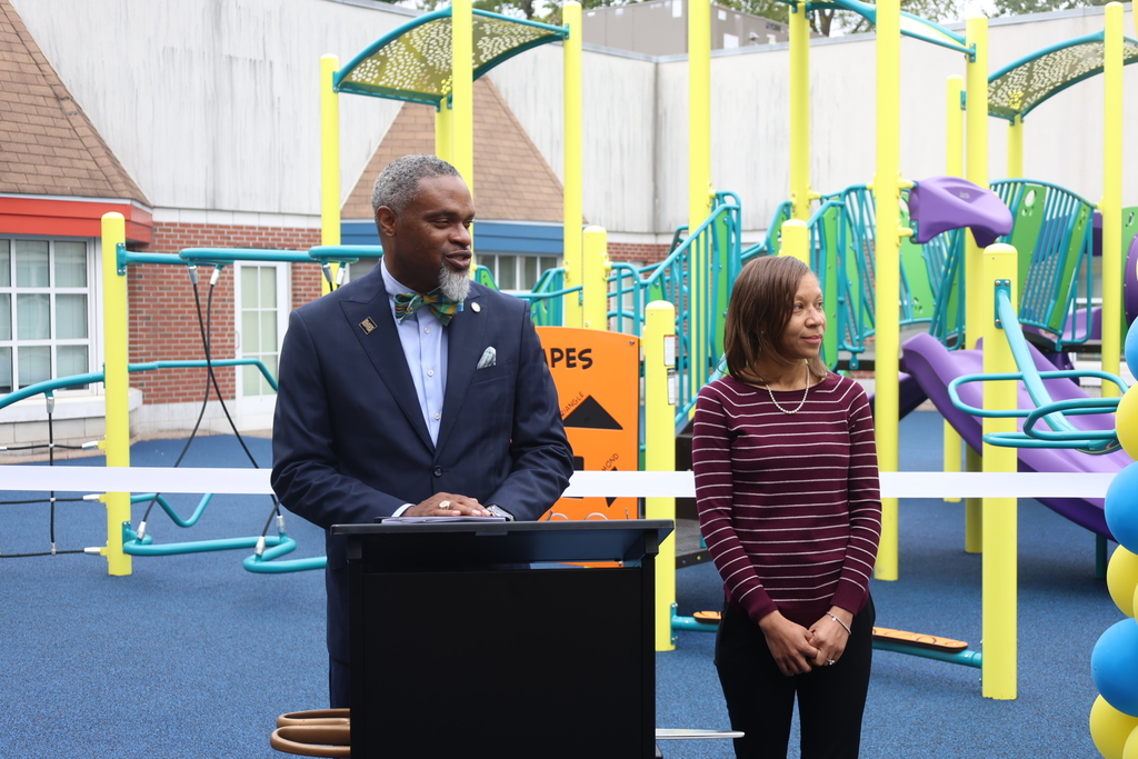 A.P. Morris New Playground Ribbon Cutting Ceremony