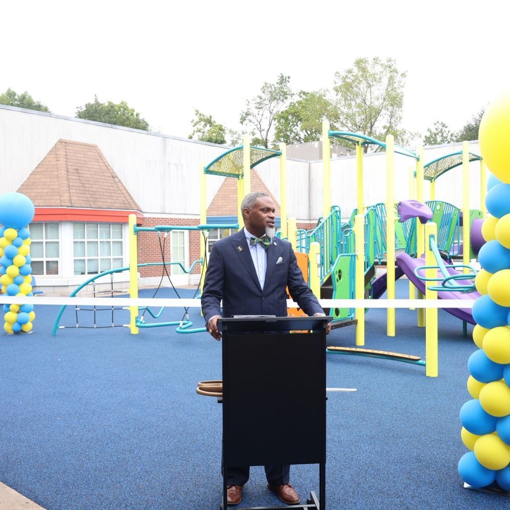 A.P. Morris New Playground Ribbon Cutting Ceremony