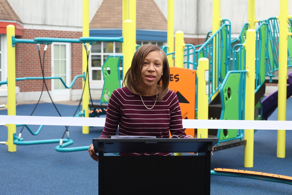 A.P. Morris New Playground Ribbon Cutting Ceremony