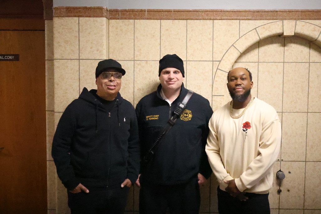 After the Fire Assembly at Hillside High School!