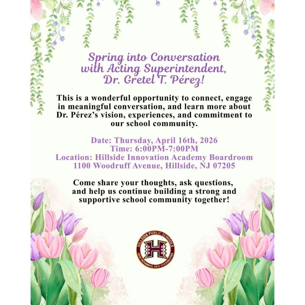Spring into Conversation Flyer