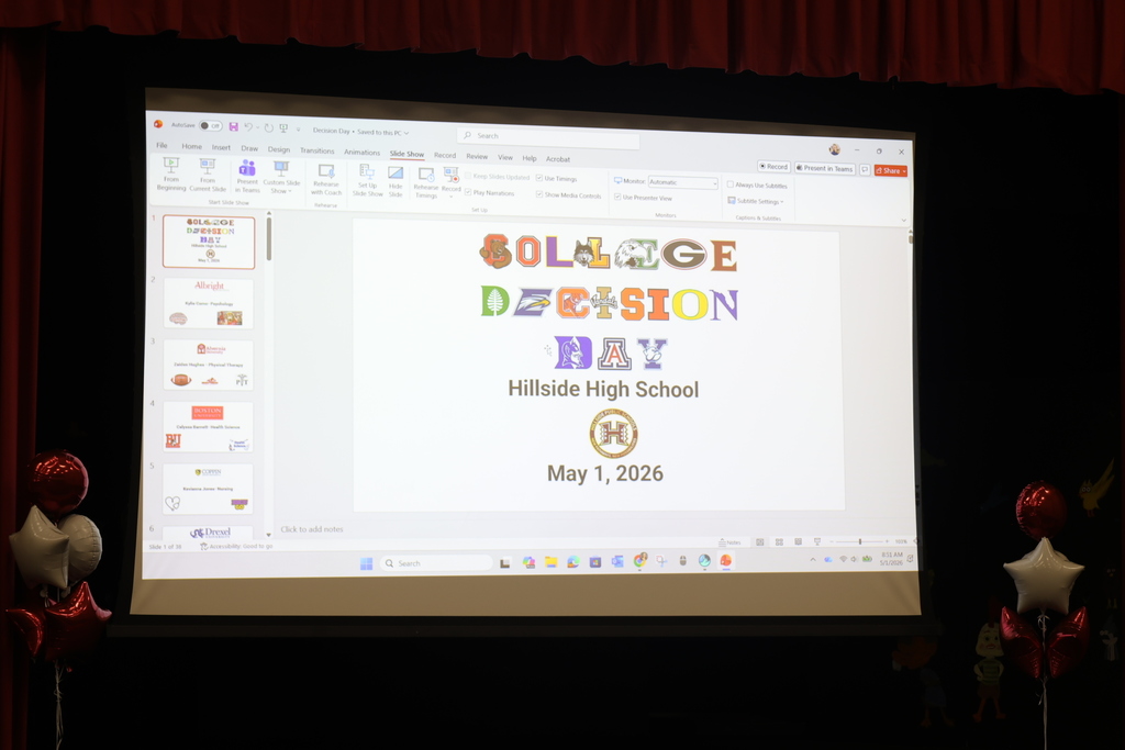 College Decision Day - Hillside High School