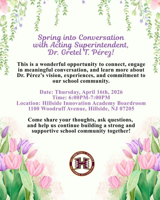 spring into conversation flyer