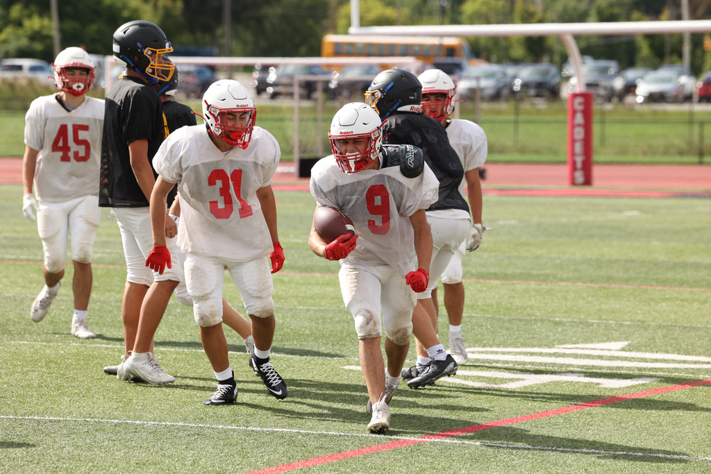 Football scrimmage