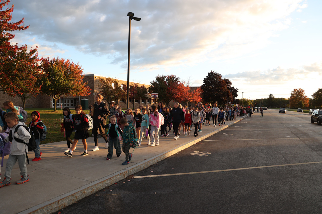 VE walk to school