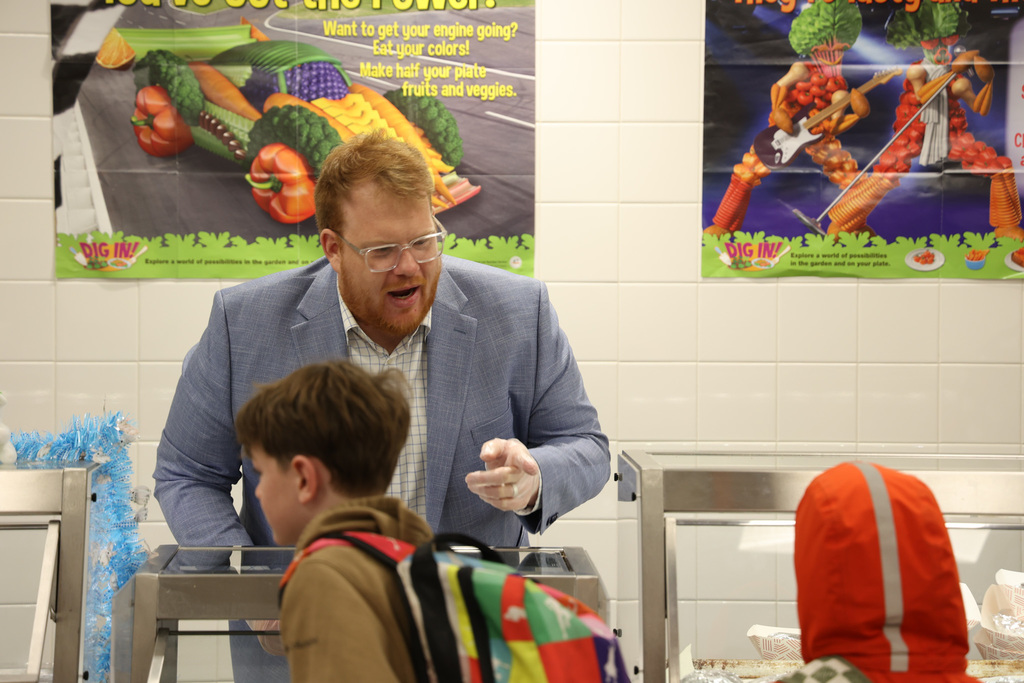 Josh Jensen Serving Breakfast at QUEST