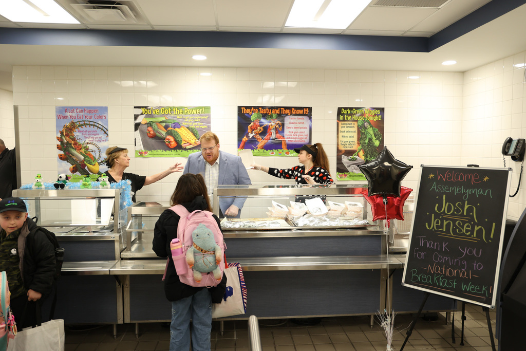 Josh Jensen Serving Breakfast at QUEST