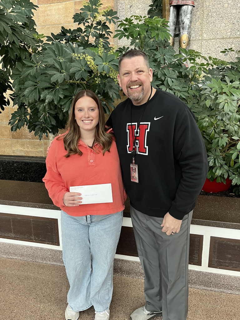  McKayla Underwood and Superintendent Dr. Casey Kosiorek