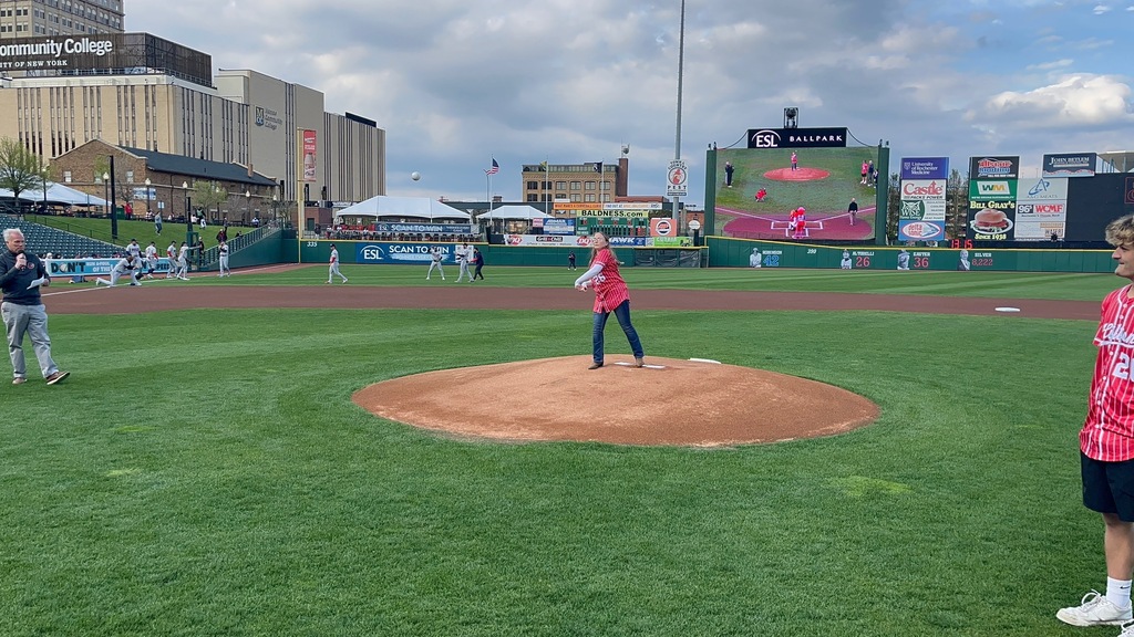 Red WIngs First Pitch