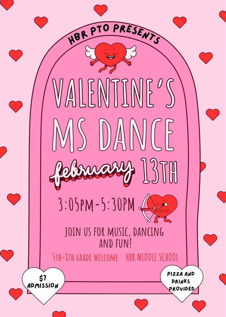 MS Valentines Dance Flyer